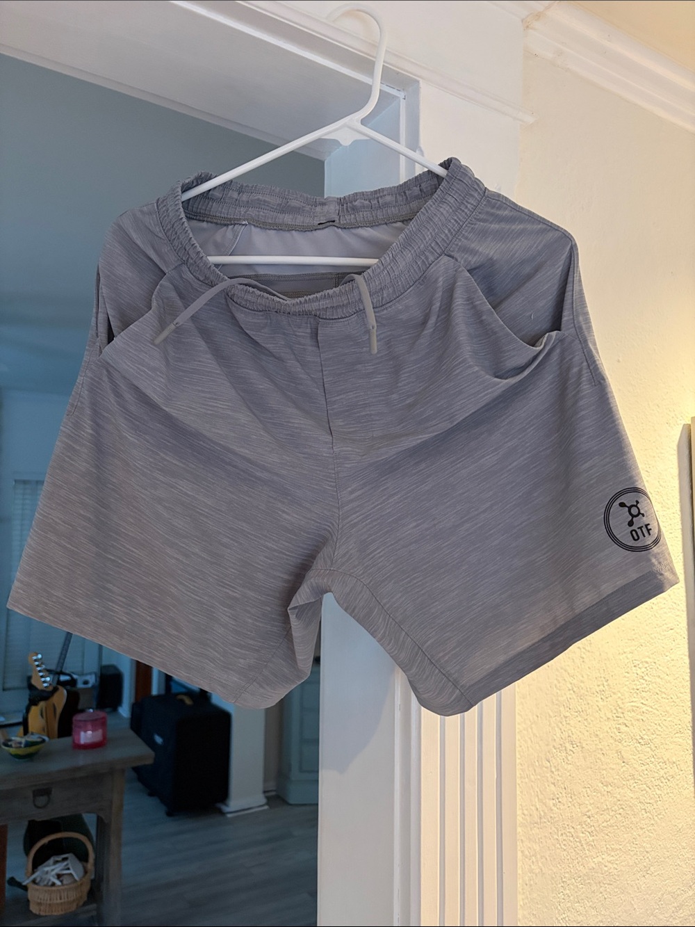 lululemon athletica Men's Light Gray Athletic Shorts